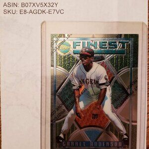 1995 The Topps Co® GARRET ANDERSON, Anaheim Angels™ Topps Finest™ ROOKIE